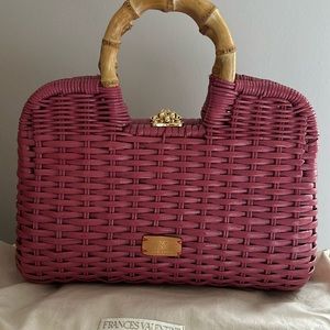 Frances Valentine Buzzy Basket Peony Pink